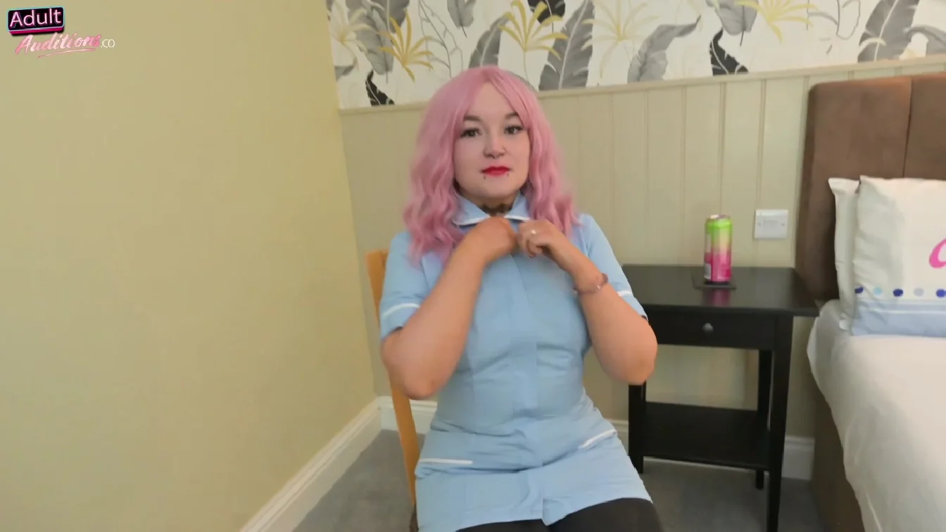 AdultAuditions Nurse Scarlet My First Bg Audition XXX